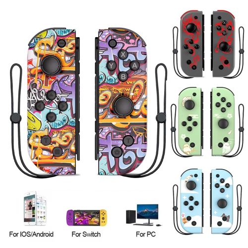 Contrleur De Commutateur Joypad Pour Nintendo Switch/Lite/Oled Manette De Jeu Bluetooth Sans Fil Avec Fonction Turbo Double Vibration E08-03-255