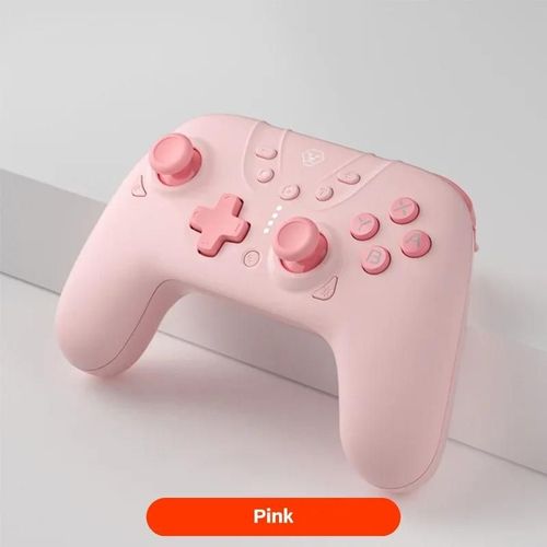 Contrleur De Jeu Bluetooth Universel, Contrleur De Jeu Hall Edition, Adapt Pour Nintendo Switch, Ios, Jeux Mfi, Android Smart-Pink