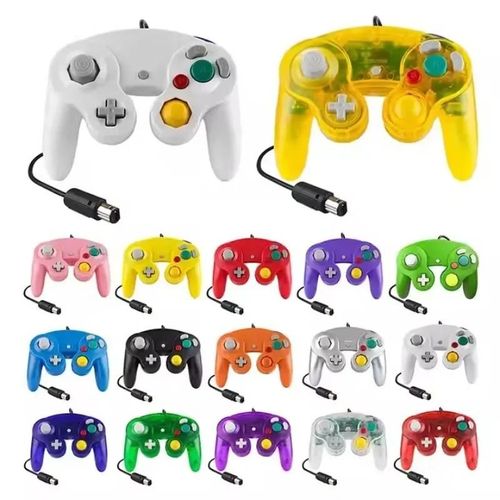 Contrleur De Jeu Filaire Pour Gamecube Ngc, Manette De Jeu Filaire  Bouton Unique Pour Console De Jeu Ngc Yellow