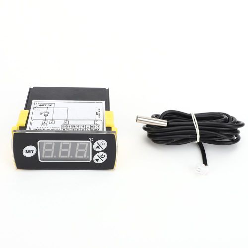 Controleur De Temperature Electronique A Led Numerique Yk-161s Pour Micro-Ordinateur, Thermostat De Chauffage Et De Refroidissement D'incubateur