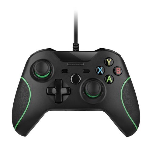 Contrleur Filaire Pour Microsoft Xbox One Console Usb Pc Game Controller Gamepad Mando Controle, Noir- Chine