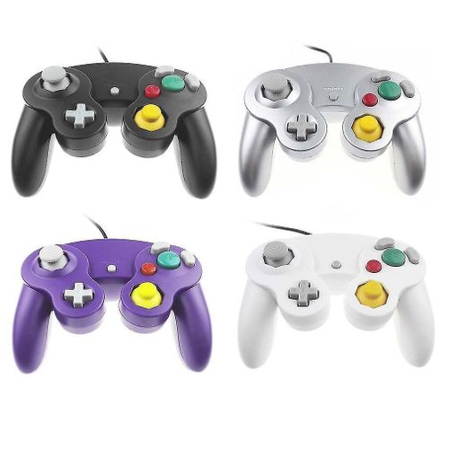 Contrleur Gamecube Filaire  Double Choc, 2 Pices, Adapt  La Manette De Jeu Nintendo Wii Gc Ngc
