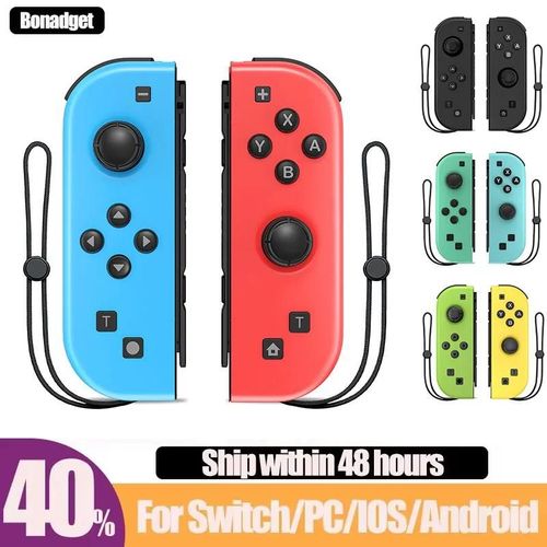 Contrleur Sans Fil Pour Manette Joycons Pour Nintendo Switch/Ios/Android/Pc Manette Bluetooth 5.2 Avec Consoles De Jeux Vido Trubo E08-03-393