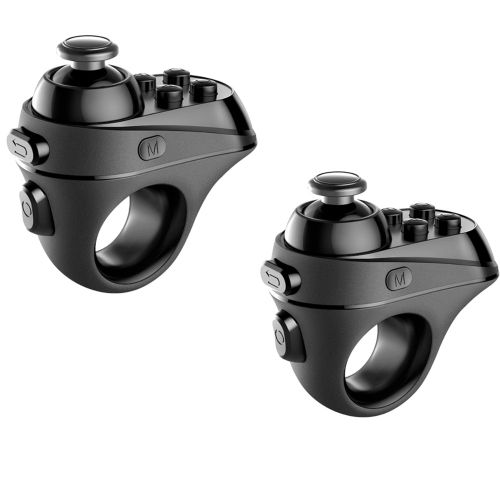 Contrleur Vr 2pcs - R1 Bluetooth Tlcommande Smartphone Gamepad Pour Iphone Android 3d Lunettes Sans Fil Vr Tlcommande Jeu Contrleur Anneau Joystick