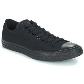 Converse basse noir cuir best sale