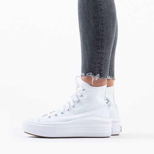 Baskets Converse Chuck Taylor All Star Move Canvas Color Hi Blanc - 41