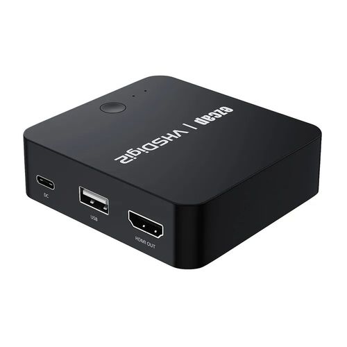 Convertisseur AV EzCAP33,enregistrement et numrisation de vido  partir de VHS,magntoscope,lecteur DVD au format MP4 numrique,carte SD,pilote USB,sortie HDMI