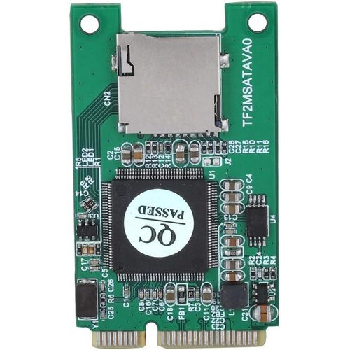 Convertisseur D'Adaptateur Cartes Sd Cf Carte Micro Sd Tf Vers Mini Pci-E Convertisseur D'Adaptateur Ssd Msata Ssd Pour Pc Pour Windows Et Linux[MEM6171276]