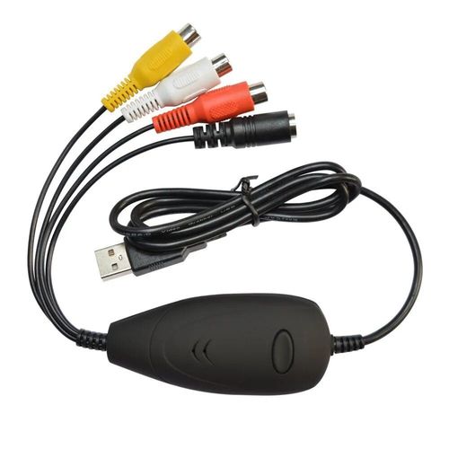 Convertisseur de capture audio vido usb 2.0,capture audio vido analogique de VHS,camscope Hi8 vers ordinateur pour windows 7 8 10