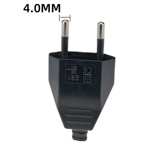 Convertisseur De Puissance De Remplacement,Prise Ue,Prises lectriques Rechargeables,Schuko France Espagne,Pour Connecteur De Rallonge - Type Black 4.0mm-5pcs