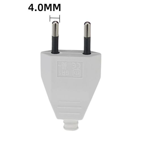 Convertisseur De Puissance De Remplacement,Prise Ue,Prises lectriques Rechargeables,Schuko France Espagne,Pour Connecteur De Rallonge - Type White 4.0mm-1pcs