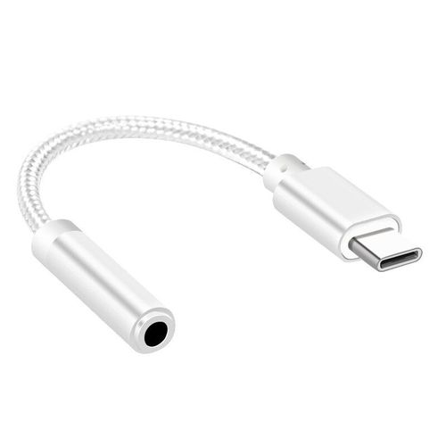 Convertisseur de Type C  Jack de 3.5mm, adaptateur Audio pour couteurs, cble USB de Type C  3.5 Mm pour couteurs Huawei P20 Lite Mate 20