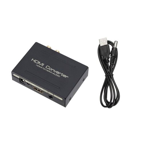 Convertisseur extracteur Audio vers HDMI, adaptateur optique SPDIF RCA, prise en charge du Format 5.1CH, sortie sparateur Audio HDMI