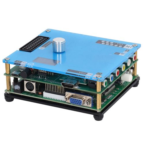Convertisseur Lcd Gbsc Vga Rca Interface MultiméDia Haute DéFinition 3 Sorties Convertisseur De Jeu VidéO De ContrôLe Gbs