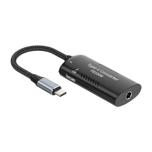Convertisseur Multifonctionnel 100w Type C Adaptateur Lger Portable Pour Tlphone D'ordinateur Dc7.4x5.0