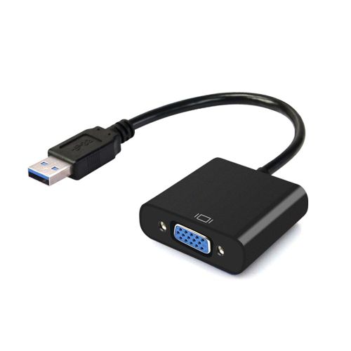 Convertisseur Usb vers Vga, cble d'extension, Interface Usb 3.0, Plug and Play
