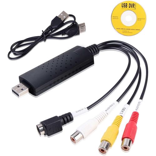 Convertisseur Vido Et Audio Usb, Usb 2.0 Audio Vido Appareil Vieux Vhs Mini Dv, Convertisseur Vhs Vers Numrique, Adaptateur Cassette Vhs, Pour Mac Et Pc, Compatible Windows 11 1[GBP6277891]