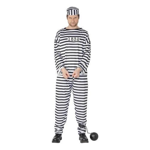 Costume De Prisonnier Pour Homme Sd Xl