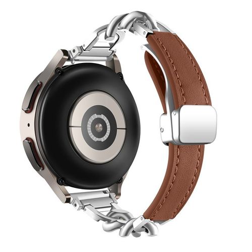 Convient Au Bracelet Huawei Watch4pro Gt3pro En Silicone Magntique Gt4 Boucle Dployante En Mtal Gt2 Bracelet Intelligent-Marron - Applicable : Huawei Gt4 Cadran 41 Mm