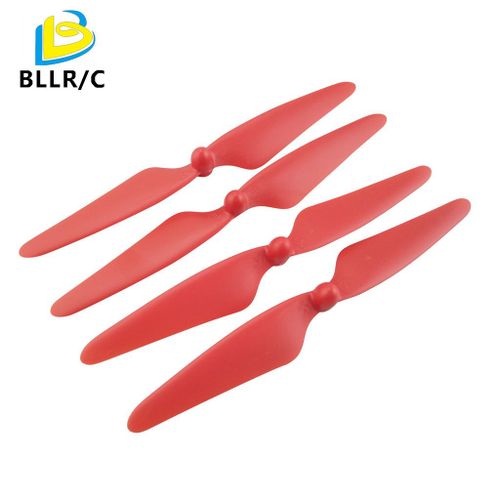 Convient Pour Hlice Hubsan H501s Accessoires Hubsan Tlcommande Quadcopter Positif Et Ngatif Auto-Serrant Ab Lame Rouge