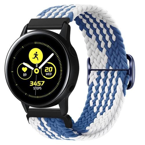 Convient Pour Huawei Gt2 Bracelet De Montre Pro En Nylon Tiss lastique Watch3 Bracelet De Montre Gt3 Bracelet De Remplacement Honor Magic-Motif Z Bleu Et Blanc - [Huawei Gt4 6 Mm Version Sport/Mod
