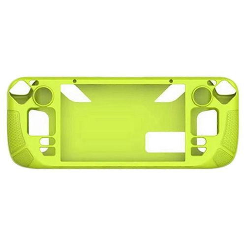 Convient Pour L'tui En Silicone De Console De Jeu Steamdeck Oled, tui De Protection En Silicone Tout Compris Portable Avec Support, Jaune