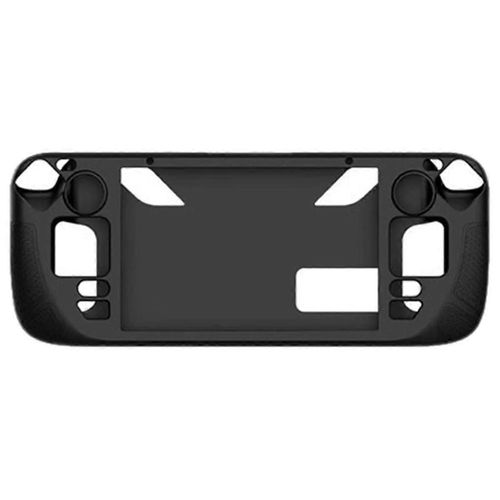 Convient Pour L'tui En Silicone De Console De Jeu Steamdeck Oled, tui De Protection En Silicone Tout Compris Portable Avec Support, Noir