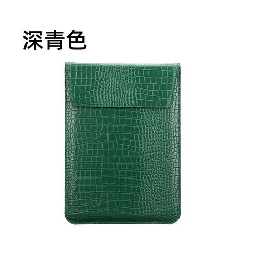 Convient pour MacBook Housse de protection pour ordinateur portable Xiaomi Huawei 13 Housse universelle verticale pour ordinateur portable - Cyan fonc
