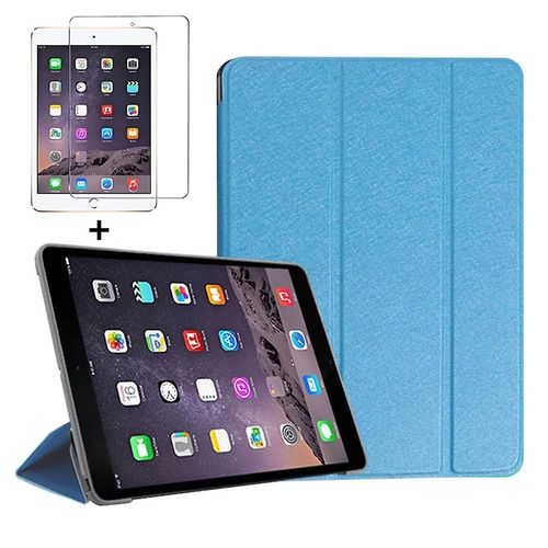 Convient Pour Smart Cover Pour Ipad Mini4 5 6 7,9 Pouces tui En Cuir Pu Ultra Mince + Coque Arrire Transparente Pc Pour Apple Ipad Mini 6 5 4 3 2 1 Ipad Mini 5 2019 Verre Bleu Ciel
