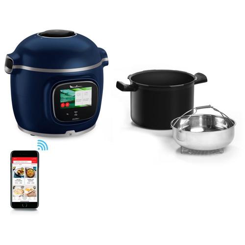 Multicuiseur Moulinex Cookeo Touch Wifi pro bleu CE943410