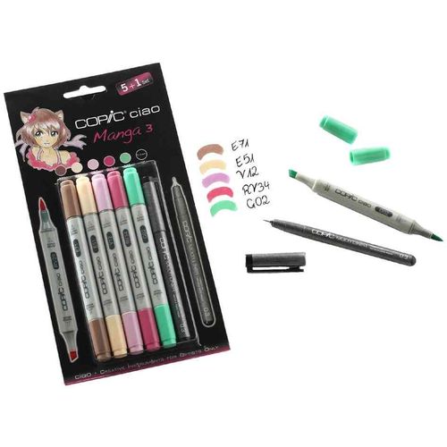 Copic Marqueur Ciao 5+1 Set, Manga 3