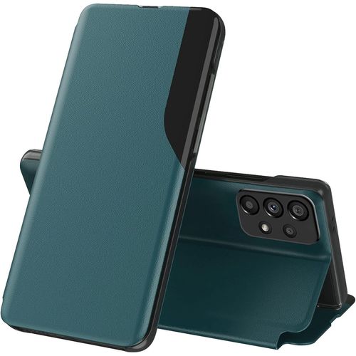 Coque A52s 5g Coque Pour Samsung A52s 5g Cuir Magnetique Clear View tui  Rabat tui Coque Galaxy A52 Housse 360 Antichoc Anti-Rayure Flip Folio Stand Support Coque Pour Samsung Galaxy A52 Vert