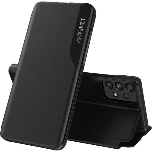 Coque A52s 5g Coque Pour Samsung A52s 5g Cuir Magnetique Clear View Flip Folio tui  Rabat Etui Coque Galaxy A52 Housse 360 Full Body Antichoc Anti-Rayure Bquille Support Cover Case Noir