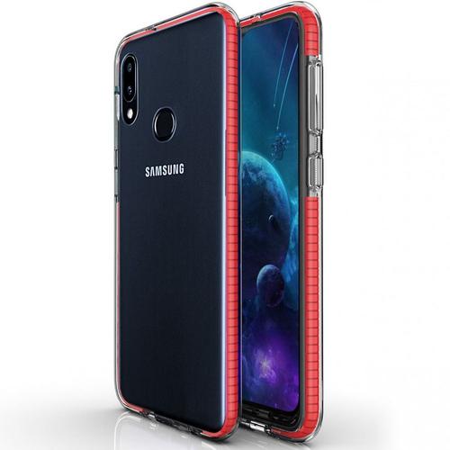 Coque Airy-Shield Pour Galaxy A10s Rouge Et Transparente