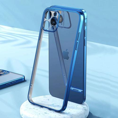 Coque Antichoc Pour Iphone 13 Pro Max (6.7') Bleu