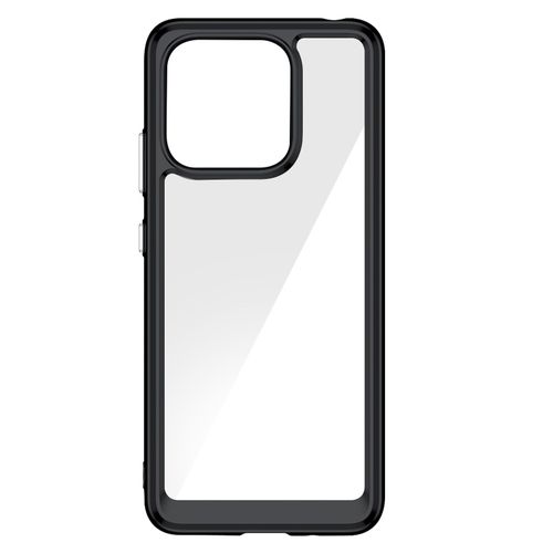 Coque Antichoc Pour Xiaomi Redmi 12c Dos Rigide Bloc Camra Surlev Noir