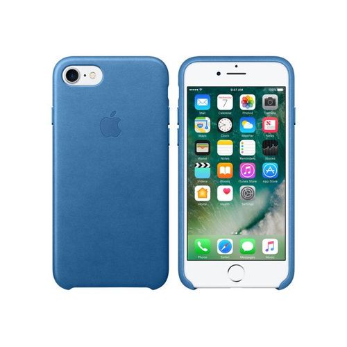 Apple - Coque De Protection Pour Tlphone Portable - Cuir - Bleu De Mer