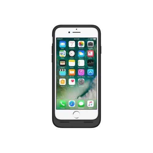 Apple Smart - Botier De Batterie Coque De Protection Pour Tlphone Portable - Silicone, lastomre - Noir