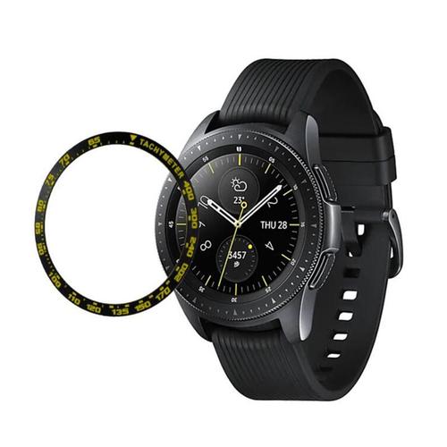 Coque Avec Cadre En Mtal Film Protecteur D'cran En Verre Pour Samsung Gear S3 Galaxy Watch Huawei Gt2 46mm