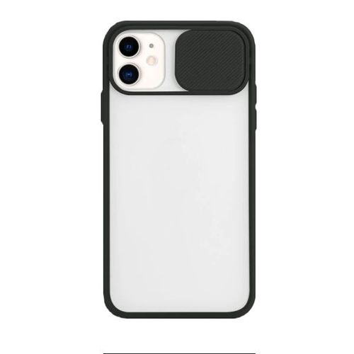 Coque Avec Fenetre Anti-Choc Mat Pour Iphone 11 Pro Max - Noir