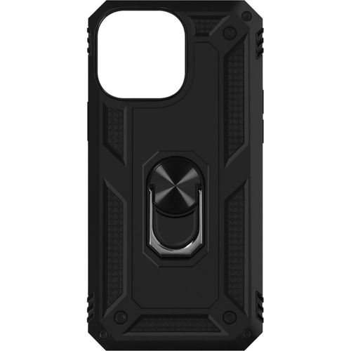 Coque Avizar Iphone 14 Pro Hybride + Bague Stand Noir