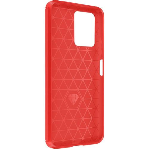 Coque Avizar Xiaomi Redmi Note 12 5g Carbone Rouge