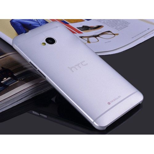 Coque Blanc Htc One M9 Transparent Fine 0.3 Mm Fine Etui Housse Bumper 