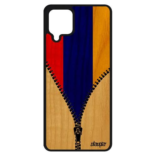 Coque Bois Drapeau Armenie Armenien Pour A12 Silicone Basket Foot Football Smartphone Dessin Coupe Du Monde Housse De Samsung Galaxy