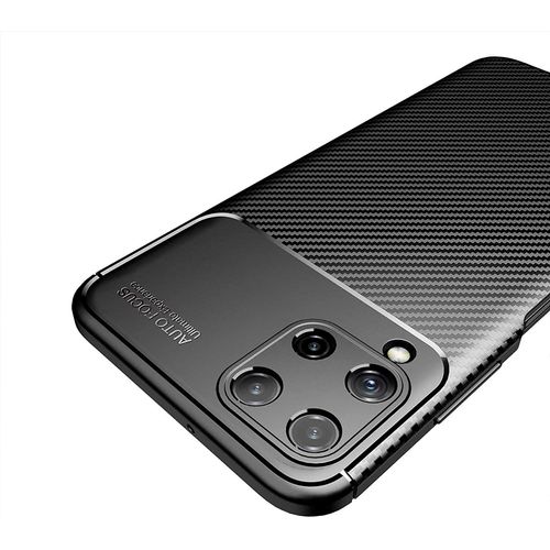 Coque Brosse Noire Samsung Galaxy A22 4g Carbon Fiber Antichoc - Accessoires Pochette Case Samsung Galaxy A22 4g