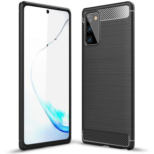 Coque Brosse Noire Samsung Galaxy S20 Fe (Fan Edition) 2020 Carbon Fiber Antichoc - Accessoires Pochette Case Galaxy S20 Fe (Fan Edition) 2020