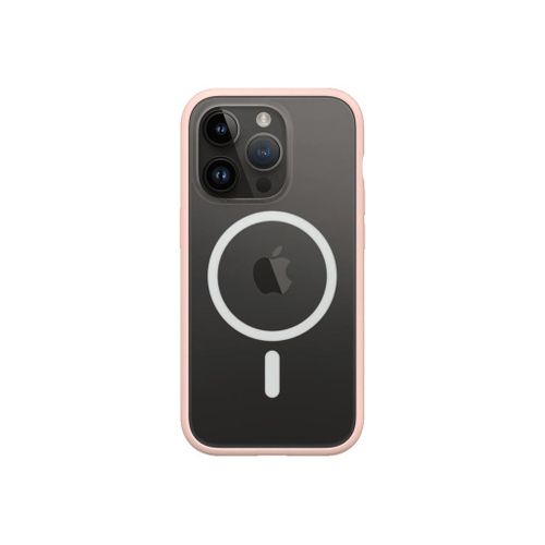 Rhinoshield Mod Nx - Coque De Protection Pour Tlphone Portable - Modulaire - Compatibilit Avec Magsafe - Acrylique, Tpe, Aimant Au Nodyme - Rose Blush - Pour Apple Iphone 14 Pro