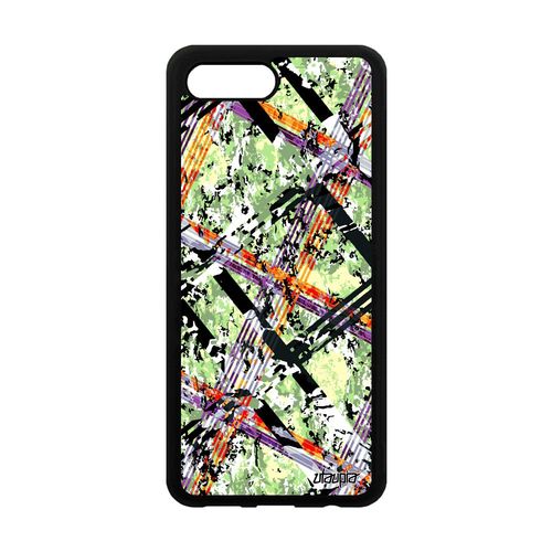 Coque Carreau Tartan Honor 10 En Silicone Personnalis Vert De Protection Geometrie Original Design Motif Texture Color Ecossais