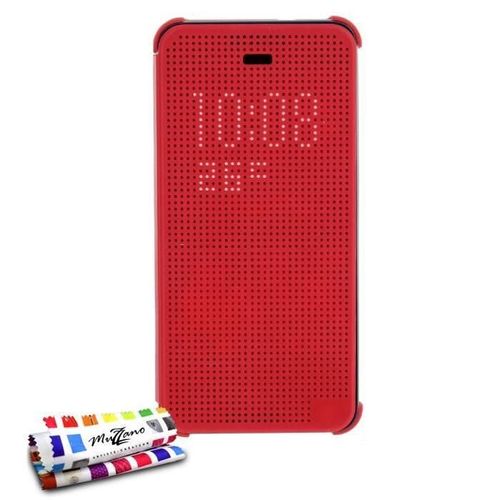 Coque Case Htc Desire 626 Rouge Dot View Design Silicone Rigide (Tpu)