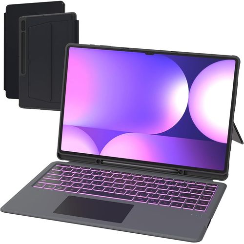 Coque Clavier Pour Samsung Galaxy Tab S10 Ultra/S9 Ultra/S8 Ultra 14.6